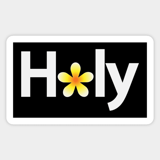Holy creative typography design Sticker by DinaShalash
